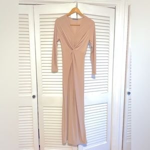 Tan twist from maxi dress. Soft and stretchy.